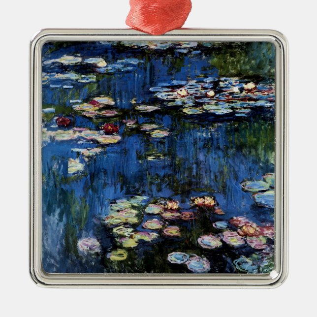 Waterlilies; 1914 metal ornament (Front)