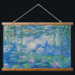 Waterlilies, 1916-1919 by Claude Monet Hanging Tapestry<br><div class="desc">Claude Monet - Waterlilies,  1916-1919. Oscar-Claude Monet (1840-1926) was a French painter and founder of impressionist painting who is seen as a key precursor to modernism,  especially in his attempts to paint nature as he perceived it.</div>