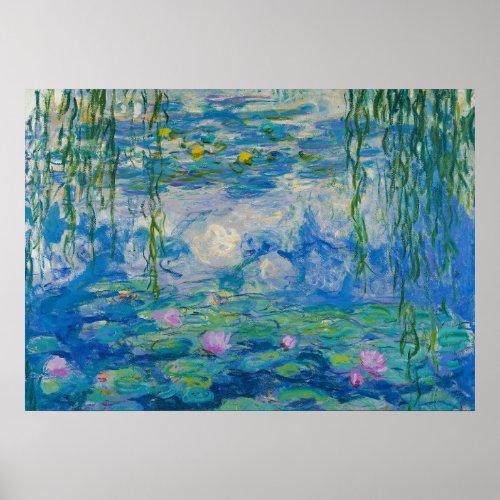 Waterlilies 1916_1919 by Claude Monet Poster