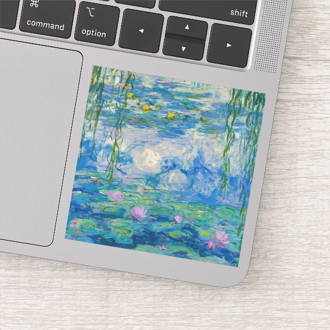 Waterlilies, 1916-1919 by Claude Monet Sticker (Detail)