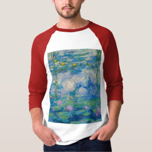 Waterlilies, 1916-1919 by Claude Monet T-Shirt