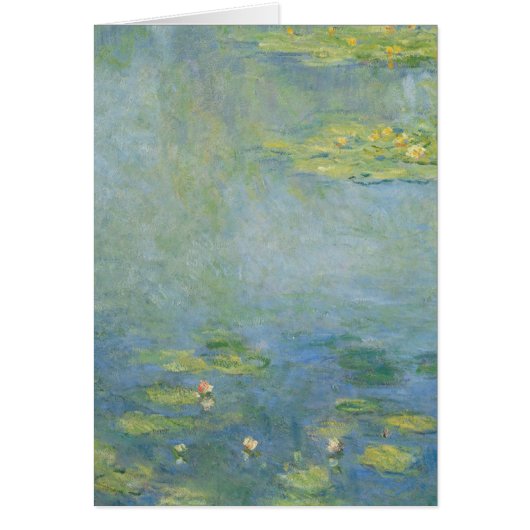 Waterlilies by Claude Monet Cards (Front)