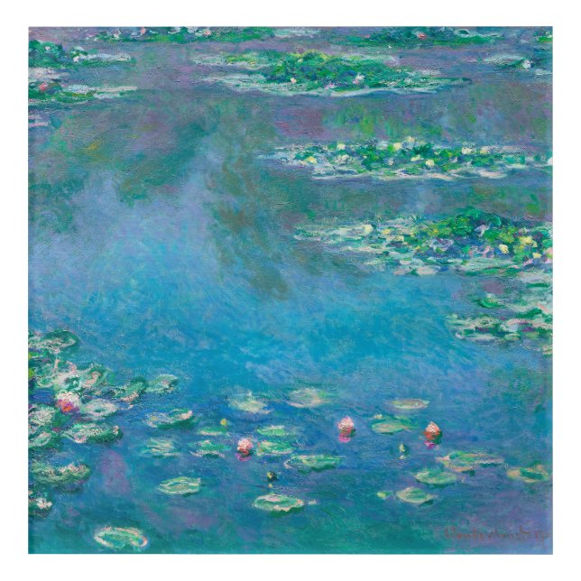 Waterlilies by Claude Monet Fine Art Painting (Front)