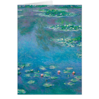Waterlilies by Claude Monet Fine Art Painting Cards