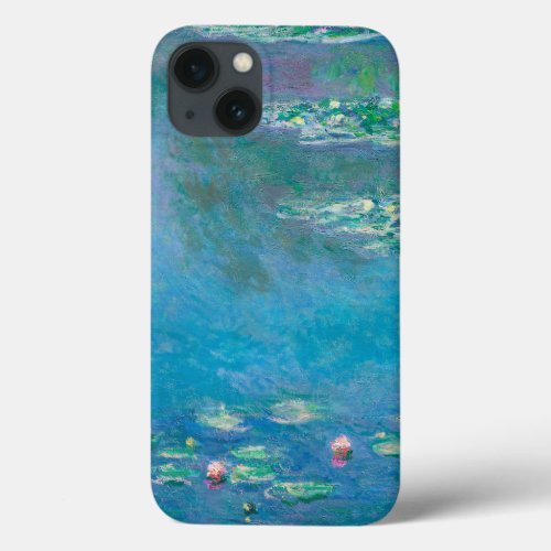 Waterlilies by Claude Monet Fine Art Painting iPhone 13 Case