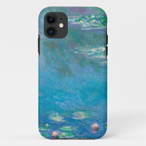 Waterlilies by Claude Monet Fine Art Painting iPhone 11 Case