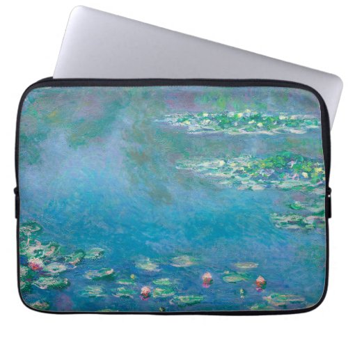 Waterlilies by Claude Monet Fine Art Painting Laptop Sleeve