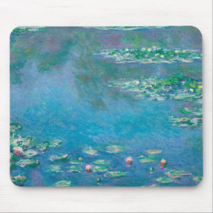 Waterlilies by Claude Monet Fine Art Painting Mouse Pad