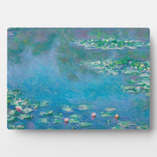 Waterlilies by Claude Monet Fine Art Painting Plaque