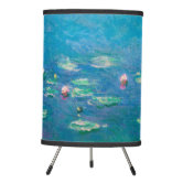 Water Lilies, Blue Lamp, Claude Monet, Tripod Lamp, Water selling Lily Painting, Monet Painting, Nature Lamp, Floral Lamp, Fine Art Lamp, Lily Pad