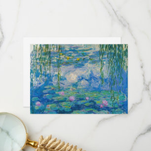 Waterlilies by Claude Monet Thank You Card