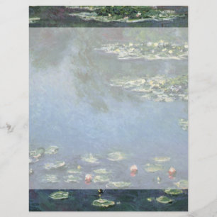 Waterlilies by Claude Monet, Vintage Flowers