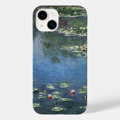 Waterlilies by Claude Monet Vintage Flowers Case_Mate iPhone 14 Case