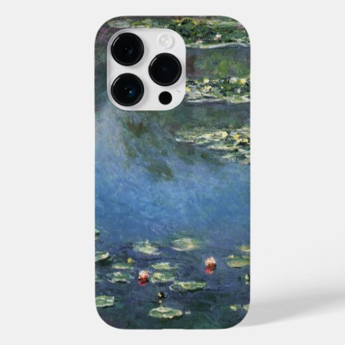 Waterlilies by Claude Monet Vintage Flowers Case_Mate iPhone 14 Pro Case