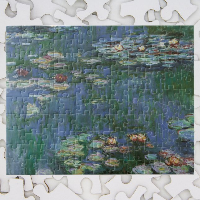 Waterlilies by Claude Monet, Vintage Flowers Jigsaw Puzzle (Creator Uploaded)