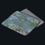 Waterlilies by Claude Monet, Vintage Flowers Laptop Sleeve<br><div class="desc">Waterlilies (1916) by Claude Monet. Water Lilies is a vintage impressionism fine art floral painting. Monet's spring season flower garden in Giverny, France. This landscape is one of many variations of water lily paintings that Monet painted by his pond. About the artist: Claude Monet (1840-1926) was a founder of the...</div>