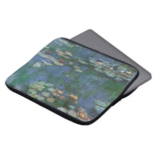 Waterlilies by Claude Monet, Vintage Flowers Laptop Sleeve
