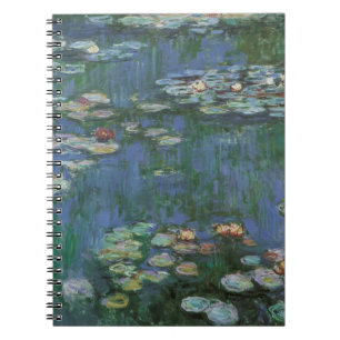 Waterlilies by Claude Monet, Vintage Flowers Notebook