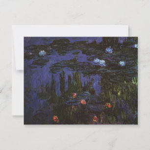 Waterlilies by Claude Monet, Vintage Impressionism