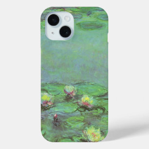 Waterlilies by Claude Monet, Vintage Impressionism iPhone 15 Case