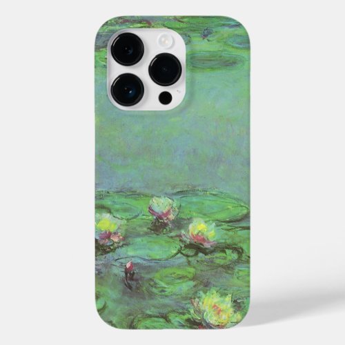 Waterlilies by Claude Monet Vintage Impressionism Case_Mate iPhone 14 Pro Case