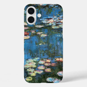 Waterlilies by Claude Monet, Vintage Impressionism iPhone 16 Plus Case