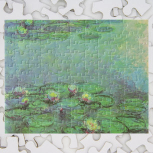 Waterlilies by Claude Monet, Vintage Impressionism Jigsaw Puzzle