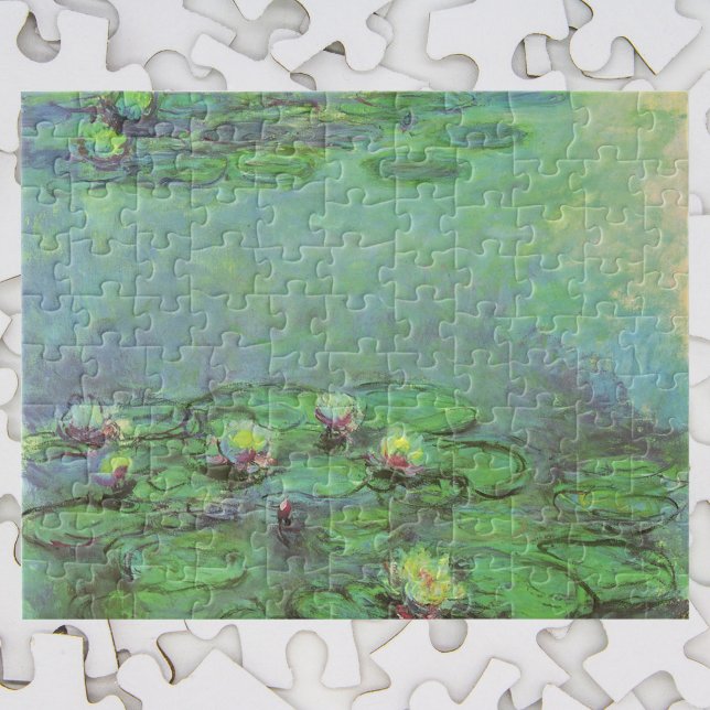 Waterlilies by Claude Monet, Vintage Impressionism Jigsaw Puzzle (Creator Uploaded)