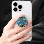 Waterlilies by Claude Monet, Vintage Impressionism PopSocket<br><div class="desc">Waterlilies (1914) by Claude Monet is a vintage impressionist fine art nature painting. One of many variations of water lily floral paintings that Monet painted by the pond in his flower garden in Giverny, France. About the artist: Claude Monet (1840-1926) was a founder of the French impressionist painting movement with...</div>