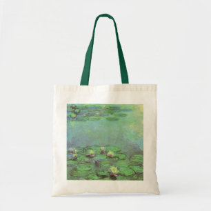 Waterlilies by Claude Monet, Vintage Impressionism Tote Bag