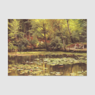 Waterlilies by Peder Mork Monsted Tissue Paper