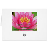 Waterlilies Card (Back Horizontal)