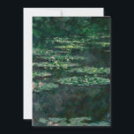 Waterlilies (Claude Monet) Card<br><div class="desc">Design features work by French impressionist Claude Monet (1840–1926).</div>