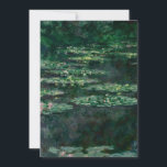 Waterlilies (Claude Monet) Card<br><div class="desc">Design features work by French impressionist Claude Monet (1840–1926).</div>