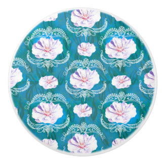 Waterlillies Ceramic Knob