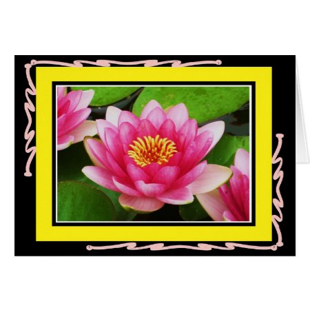 Waterlily Card