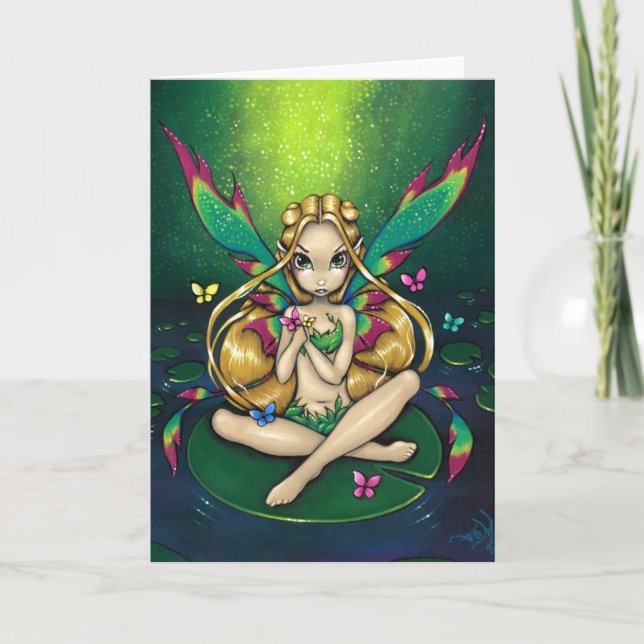 "Waterlily" Greeting Card (Front)