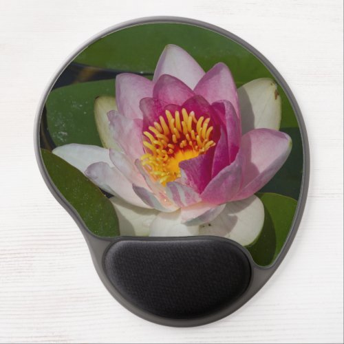 waterlily in the lake  gel mouse pad