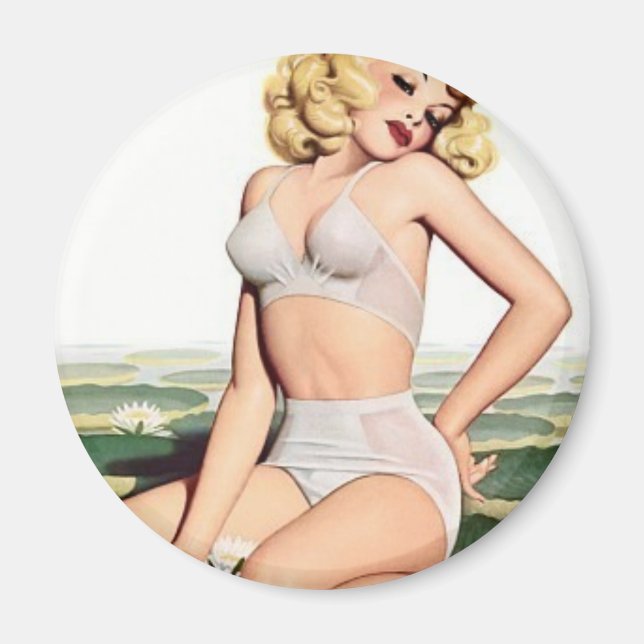 Waterlily Magnet (Front)