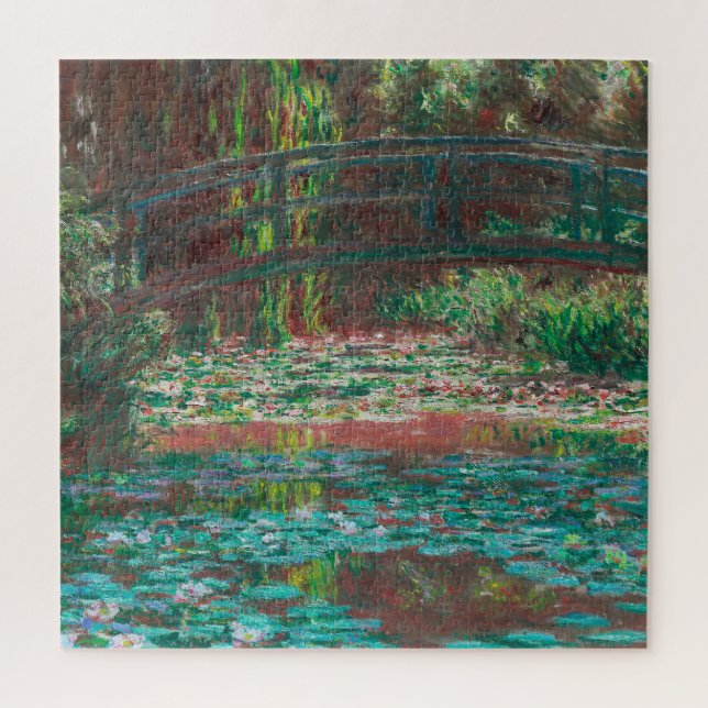 "WATERLILY POND" BY CLAUDE MONET PUZZLE (Vertical)