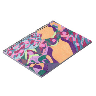"Waterline" Abstract Art Notebook