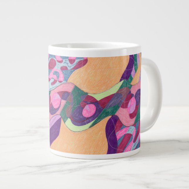 Waterline Giant Coffee Mug (Front Right)