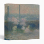 Waterloo Bridge, Gray Day, 1903 (oil on canvas) 3 Ring Binder