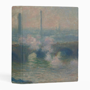 Waterloo Bridge, Gray Day, 1903 (oil on canvas) Mini Binder