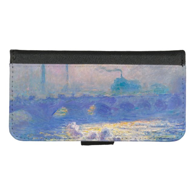 Waterloo Bridge (London), Monet iPhone Wallet Case (Front (Horizontal))