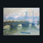 Waterloo Bridge London, Monet Postcard<br><div class="desc">Waterloo Bridge London,  Monet Postcard</div>