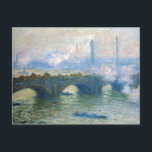Waterloo Bridge London, Monet Postcard<br><div class="desc">Waterloo Bridge London,  Monet Postcard</div>
