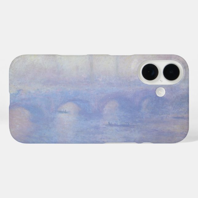 Waterloo Bridge, Mist Effect by Claude Monet Case-Mate iPhone Case (Back (Horizontal))