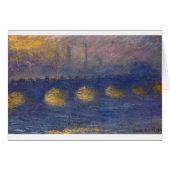 Waterloo Bridge, Overcast Weather by Claude Monet (Front Horizontal)