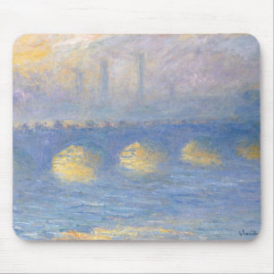 Waterloo Bridge, temps couvert   1904 Mouse Pad